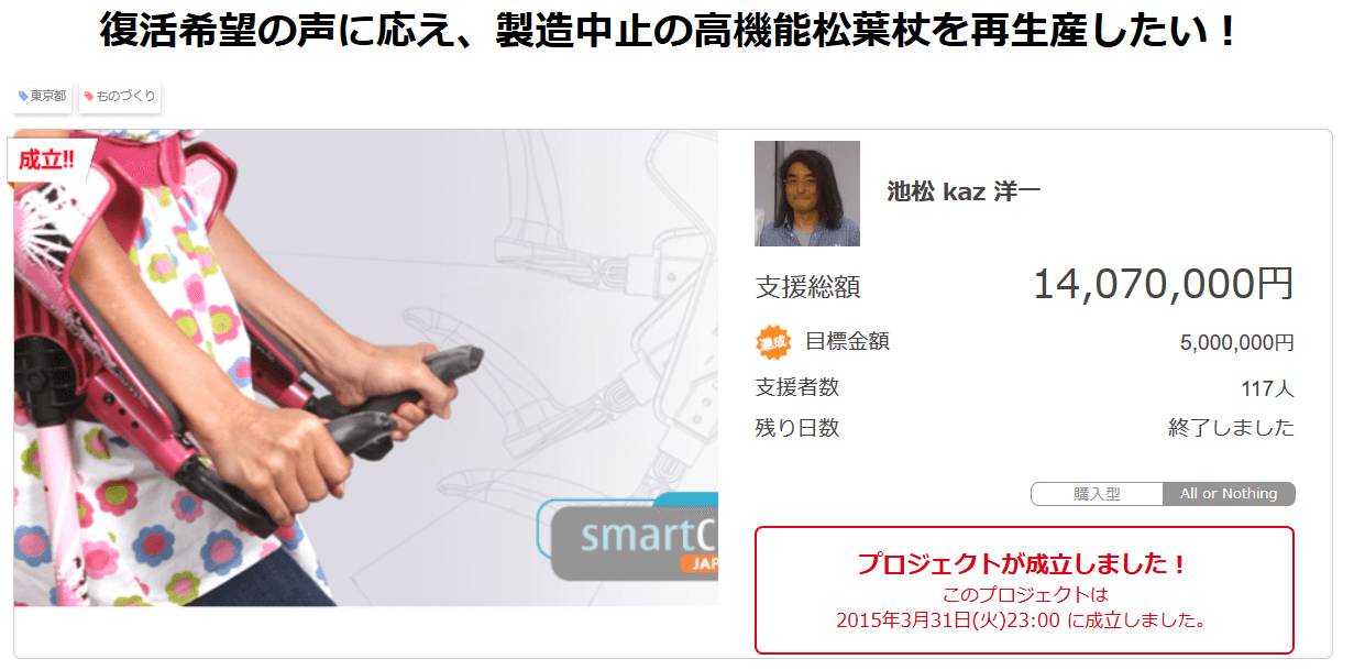 購入型クラウドファンディングの事例集1